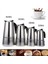 450ML 2/4/6/9 Bardak Kahve Makinesi Pot Paslanmaz Çelik Mocha Espresso Latte Soba Filtre Moka Kahve Makinesi Cezve Mutfak Için (Yurt Dışından) 5