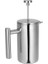 Gümüş 350ML French Press, 12OZ, Çift Duvar Paslanmaz Çelik Çay Cafetiere Su Isıtıcısı, Kahve Ölçme Kaşığı ve 5 Filtre Eleği ile (Yurt Dışından) 4