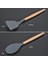 Spatula B Ahşap Saplı Silikon Spatula Mutfak Aletleri Yapışmaz Mutfak Pişirme Gereçleri Kevgir Kaşık Kepçe Kazıyıcı (Yurt Dışından) 4