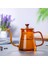 Cafe Barista Gaz Sobası Için 350 ml Amber El Yapımı Cam Gooseneck El Damla Cezve Isıya Dayanıklı Cam Kahve Çay Su Isıtıcısı Üzerine Dökün (Yurt Dışından) 1