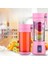 Pink-2 Jilet Kablosuz Meyve Sıkacağı Taşınabilir USB Şarj Çince ve Ingilizce Ev Meyve Suyu Sıkma Bardağı Meyve Elektrikli Taşınabilir Blender Sıkacağı Makinesi (Yurt Dışından) 3
