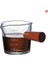 B-100ML 50ML 80ML 100ML Ahşap Saplı Cam Espresso Ölçüm Fincan Çift/tek Ağızlı Süt Sürahisi Kahve Malzemeleri Temizle Mutfak Ölçü Kupa (Yurt Dışından) 1