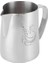 Gümüş 400 ml Paslanmaz Çelik Süt Sürahisi Kuğu Kahve Köpürtme Fincan 380 ML/600 ml Kahve Latte Sürahi Frother Sürahi Makinesi Latte Sanat Stencil (Yurt Dışından) 1