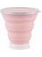 Pembe 320ML Moda Seyahat Silikon Katlanır Bardak 320ML Teleskopik Katlanabilir Çay Bardakları Geri Çekilebilir Taşınabilir Açık Kahve Fincanları Copo Dobravel (Yurt Dışından) 1