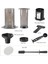 Aeropress Kapak Cafemasy Filtre Kağıdı Espresso Kahve Makinesi Taşınabilir Cafe Fransız Basın Cafecoffee Pot Aeropress Makinesi Barista Araçları 300 ml (Yurt Dışından) 3