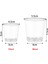 50 Adet 50 ml 30/50 Adet Yuvarlak Yeniden Kullanılabilir Plastik Shot Bardakları Tatlı Bardak Tek Kullanımlık Cam Içecekler Şeffaf Kek Puding Kutuları Kek Dıy (Yurt Dışından) 2