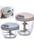 Yeşil 900 ml 500/900 ml Sarımsak Kıyıcı Manuel Döndür Sebze Kesici Kıyıcı Dilimleme Meyve Sarımsak Kırıcı Mutfak Gadget Karıştırıcılar Kıyma Makinesi (Yurt Dışından) 3