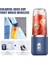 Pembe Taşınabilir Meyve Sıkacağı Bardağı 6 Bıçaklı Meyve Suyu Bardağı 400 ml Elektrikli Meyve Sıkacağı USB Şarj Smoothie Blender Mutfak Robotu Seyahat Için (Yurt Dışından) 4