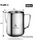 Walfos 600 ml Walfos Tarzı Espresso Kahve Süt Kupalar Bardak Tencere Sürahi Kolu Zanaat Kahve Çelenk Fincan Latte Sürahi Kalınlaşmış Paslanmaz Çelik (Yurt Dışından) 1