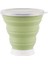 Yeşil 320ML 1 Adet 320ML Silikon Seyahat Fincan Katlanabilir Kahve Fincanları Şeker Renk Katlanır Çay Bardağı Toz Geçirmez Kapaklı Doğa Sporları Copos (Yurt Dışından) 1