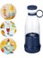 Pembe Mini Mikser Elektrikli Meyve Sıkacağı Makinesi Taşınabilir Blender Taze Meyve Suyu Blender Smoothie Maker Blender Bardak Şişe F Seyahat Mutfak (Yurt Dışından) 2