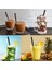 Çok Renkli 100 Adet 100 Parçalı Plastik Pipetler Tek Kullanımlık Smoothie Pipetler Inci Sütlü Çay Içecekleri Için Uygundur Içecekler Için Pipetler Rietjes Plastik (Yurt Dışından) 3
