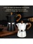 Beyaz 155ML Moka Pot Kahve Makinesi Espresso Alüminyum Şofben Kahve Makinesi Pot Su Isıtıcısı Kahve Latte Percolator Soba Kahve Filtre Fincan Araçları (Yurt Dışından) 2