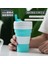 Stil 1 355ML Kahve Fincanı Termal Çay Kupa Termo Espresso Chicaras Silikon Katlanabilir Su Cep Teleskopik Şişe Pipetli Taşınabilir 450ML (Yurt Dışından) 3