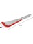 A-Red Silikon Kızartma Spatula Yapışmaz Tava Kızarmış Yumurta Gözleme Spatula Paslanmaz Çelik Biftek Spatula Mutfak Çevirme Balık Kızartma Balık Spatula (Yurt Dışından) 5