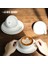 300 ml Fincan Seti Narin Kahve Fincan Seti Espresso Kupa Tabağı ile Şık Seramik Bardak Çay Kupaları Ev Cafe Aksesuarları Kahve Dağıtıcı (Yurt Dışından) 1