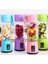 Açık Yeşil Mini Taşınabilir Blender El Sıkacağı Taşınabilir USB Kablosu 6 Laminat Meyve Sıkacağı Sağlıklı Meyve Suyu Taşınabilir Blender (Yurt Dışından) 2