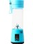 Açık Yeşil Mini Taşınabilir Blender El Sıkacağı Taşınabilir USB Kablosu 6 Laminat Meyve Sıkacağı Sağlıklı Meyve Suyu Taşınabilir Blender (Yurt Dışından) 4