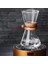 Filtreli 400ML 800ML Cam Kahve Su Isıtıcısı Fransız Kahve Makinesi Paslanmaz Çelik Filtre ile Yeniden Kullanılabilir Kolu Kahve Fincanı Üzerine Dökün Filtre Coffeeware (Yurt Dışından) 4