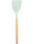 Açık Yeşil Yapışmaz Silikon Spatula Ahşap Turner Krep Kızartma Tavası Kürek Et Yumurta Kazıyıcı Turnerlar Gıda Kaldırıcılar Mutfak Pişirme Aracı (Yurt Dışından) 1