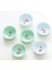 40ML Altı Parçalı Set 6 Adet Seladonlar Altın Balık Çin Çay Bardağı Seti, Kung Fu Kil Zi Sha Crackle Sır Seyahat Çay Kase Çin Porselen Çay Fincanı Seti (Yurt Dışından) 1