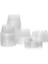 4 Oz 100 Takım 100 Adet (4 Oz. 100 Takım) Tek Kullanımlık Kapaklı Plastik Porsiyon Bardakları, Baharat Kabı, Sufle Porsiyonu, Numune Alma Kabı Şeffaf Bardaklar (Yurt Dışından) 4