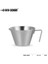 Simli 100ML Espresso Ölçüm Kabı Ölçekli Paslanmaz Çelik Kahve Fincanı Keskin Ağız Saplı Ölçekli Ölçü Kupalar Kahve Kupaları (Yurt Dışından) 2