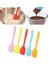 Mavi Mutfak Silikon Krem Tereyağı Kek Spatula Karıştırma Hamur Kazıyıcı Fırça Tereyağı Mikser Kek Fırçaları Pişirme Aracı Mutfak Gereçleri (Yurt Dışından) 4