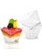 25 Adet-Kalp Şekli 25/50 Adet Plastik Tatlı Bardak 60 ml/120 ml Yeniden Kullanılabilir Yoğurt Muslar Mini Porsiyon Bardak (Yurt Dışından) 5