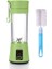 Yeşil 6 Bıçaklı Taşınabilir Elektrikli Meyve Sıkacağı USB Şarj Limon Portakal Blender Mini Meyve Suyu Bardağı 2/6 Bıçaklı Sıkacağı Ev Meyve Suyu Yapma Makinesi (Yurt Dışından) 1