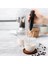 Siyah Mini Blender Elektrikli Süt Köpürtücü Otomatik Çırpma Kahve Çeker Süt Köpürtücü Makinesi Cappuccino Köpük Çırpıcı El Mikseri Kreması (Yurt Dışından) 3