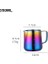 350ML Çok Renkli 350/550ML Kahve Latte Süt Köpürtme Sürahisi Süt Köpürtücü Sürahi Paslanmaz Çelik Sürahi Espresso Barista Sürahi Süt Tenceresi Ölçekli (Yurt Dışından) 1