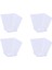 40 Adet Bardak Tatlı Bardağı Kare Plastik Parfait Tazze Parti Mousse Meze Şarküteri Mini Temizle 2 Riutilizzabile (Yurt Dışından) 2