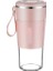 Pembe Taşınabilir Blender Bardak Kişisel Blender Paslanmaz Çelik Iki Bıçaklı Kesici Kafa Meyve Suyu Mikseri ile Sağlıklı Smoothie Yapımcısı Olun (Yurt Dışından) 1