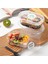 280ML Kapaklı 25PC 25/50PCS 280ML 500ML Tek Kullanımlık Plastik Kapaklı Bardak Kek Kutuları Piknik Düğün Partisi Için Dondurma Mus Smoothie Tatlı Bardağı (Yurt Dışından) 5