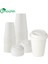 Beyaz 8 Oz Kapaklı 50PCS Smachin 50PCS 8/12OZ 80/90 Bardak Kapaklı Parçalanabilir Tek Kullanımlık Bardaklar Gübrelenebilir Kahve Süt Çay Bardağı Içme Gereçleri Parti Bardakları (Yurt Dışından) 2