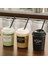 01 25 Adet 25/50 Adet 500ML Tek Kullanımlık Şeffaf Plastik Bardaklar Parti Için Kahve Smoothie Süt U Ağız Tatlı Kapaklı Bardaklar Konteyner (Yurt Dışından) 2