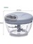 Mavi 500ML 500/900ML Sebze Kesici Kıyıcı Sarımsak Kıyıcı Manuel Döndürme Dilimleme Meyve Sarımsak Kırıcı Mutfak Gadget Karıştırıcılar Kıyma Makinesi (Yurt Dışından) 2