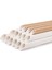 Beyaz 100 Adet 23 cm Tek Kullanımlık Kağıt Pipet Ucu Ayrı Ayrı Paketlenmiş Içecek Boba Inci Sütlü Çay Pipeti Kabarcık Çay Kağıt Payet (Yurt Dışından) 3