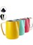 Titanyum Siyah 600 ml 350/600 ml Süt Buharda Köpürtme Sürahi Paslanmaz Çelik Yapışmaz Süt Sürahisi Çekme Çiçek Fincan Kahve Cappuccino Latte Sanat (Yurt Dışından) 3