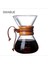 400ML Filtresiz 400ML/2 Fincan Isıya Dayanıklı Cam Espresso Kahve Makinesi Huni Tarzı Makine Üzerine Dökün Filtre Kabı Ahşap Saplı Yeniden Kullanılabilir (Yurt Dışından) 5