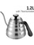 Termometre ile 1.2l 1l/1.2l Damla Su Isıtıcısı Termometre Kahve Üzerine Dökün Moka Pot Espresso Çay Gooseneck Su Isıtıcısı Kahve Aksesuarları Barista Araçları (Yurt Dışından) 1