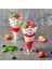 Stil 5 20 Adet 20 Adet Mousse Kek Kare Tatlı Masa Eğik Puding Jöle Tiramisu Kepeği Fincan Tek Kullanımlık Plastik Bardak (Yurt Dışından) 2