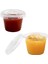 1 Oz 100 Takım 100 Adet 1 Oz 100 Takım Plastik Tek Kullanımlık Kapaklı Jello Shot Bardakları, Sufle Porsiyonu/sos Salata Sosu, Çeşni Kapları 30ML (Yurt Dışından) 5