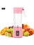 6 Bıçaklı Taşınabilir Blender 6 Bıçaklı Kesici USB Mikser Elektrikli Meyve Sıkacağı Milk Shake Makinesi Smoothie Blender Mini Gıda Kişisel El Mikseri (Yurt Dışından) 5