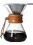 800ML Pot Filtre Ev Cam Cezve 400/600/800ML Üstün Bambu Dekor Manuel Kahve Demleme Potu (Yurt Dışından) 3