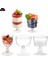 10 Adet-Bir 5/10 Adet Mini Tek Kullanımlık Plastik Bardaklar Tatlı Bardaklar Şeffaf Köpük Salata Jöle Yoğurt Pişirme Trapez Gıda Kabı Dondurma Fincan (Yurt Dışından) 2