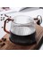 350 ml V-Şekilli Emzik Kahve Demlik Dikey Çizgili Cezve Pratik Cam Kahve Su Isıtıcısı Coffeeware Yeniden Kullanılabilir Yaklaşık 350 ML/500 ml (Yurt Dışından) 2
