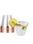 Pembe Jant 10 Adet 10/50/100 Adet Altın Plastik Bardaklar 9 Oz Şeffaf Bardak Altın Jantlı Kokteyl Bardakları Içecek Bardakları Düğün Parti Tek Kullanımlık Bardaklar (Yurt Dışından) 1