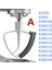 Kitchenaid Için Esnek Kenarlı Çırpıcı 4,5-/5-Quart Eğilebilir Kafalı Stand Mikser Kanat Şekli Düz Çırpıcı Kase Kazıyıcılı Mikser Bıçağı (Yurt Dışından) 3